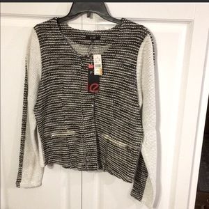 NWT Yest Lightweight Tweed light weight Jacket M